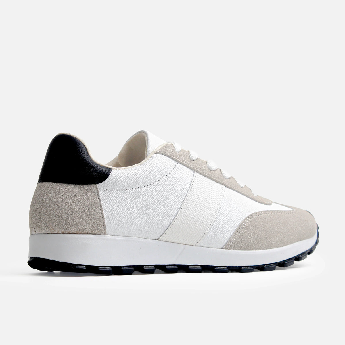 Tenis rosalia de cuero para mujer - Blanco