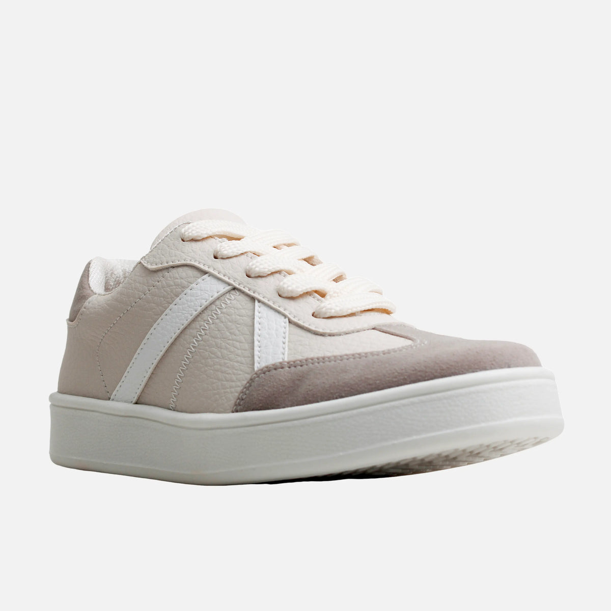 Tenis con plataforma tilda de sintético para mujer - Beige