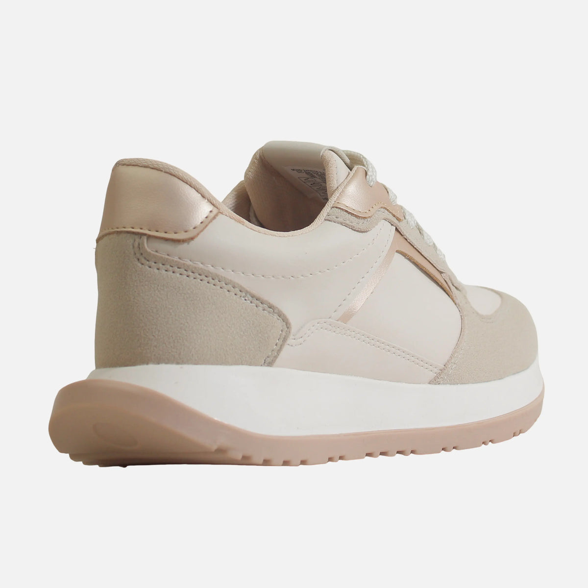 Tenis con plataforma deka de sintético para mujer - Beige