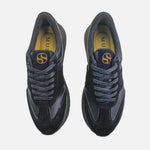 Tenis con plataforma laurel de sintético para mujer - Negro