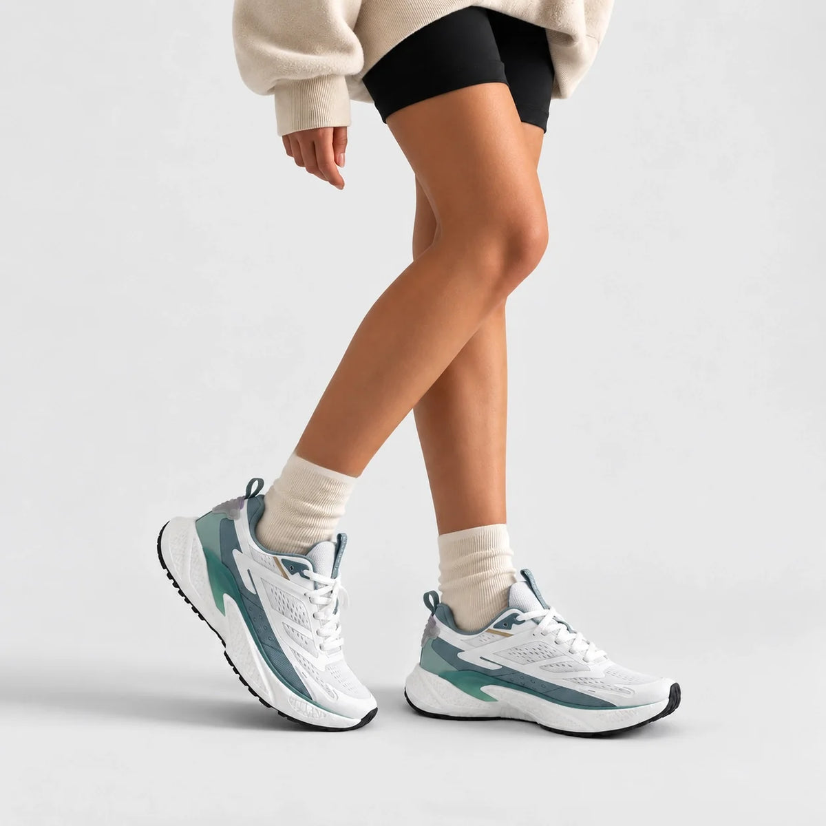 Tenis skysun de textil para mujer - Verde