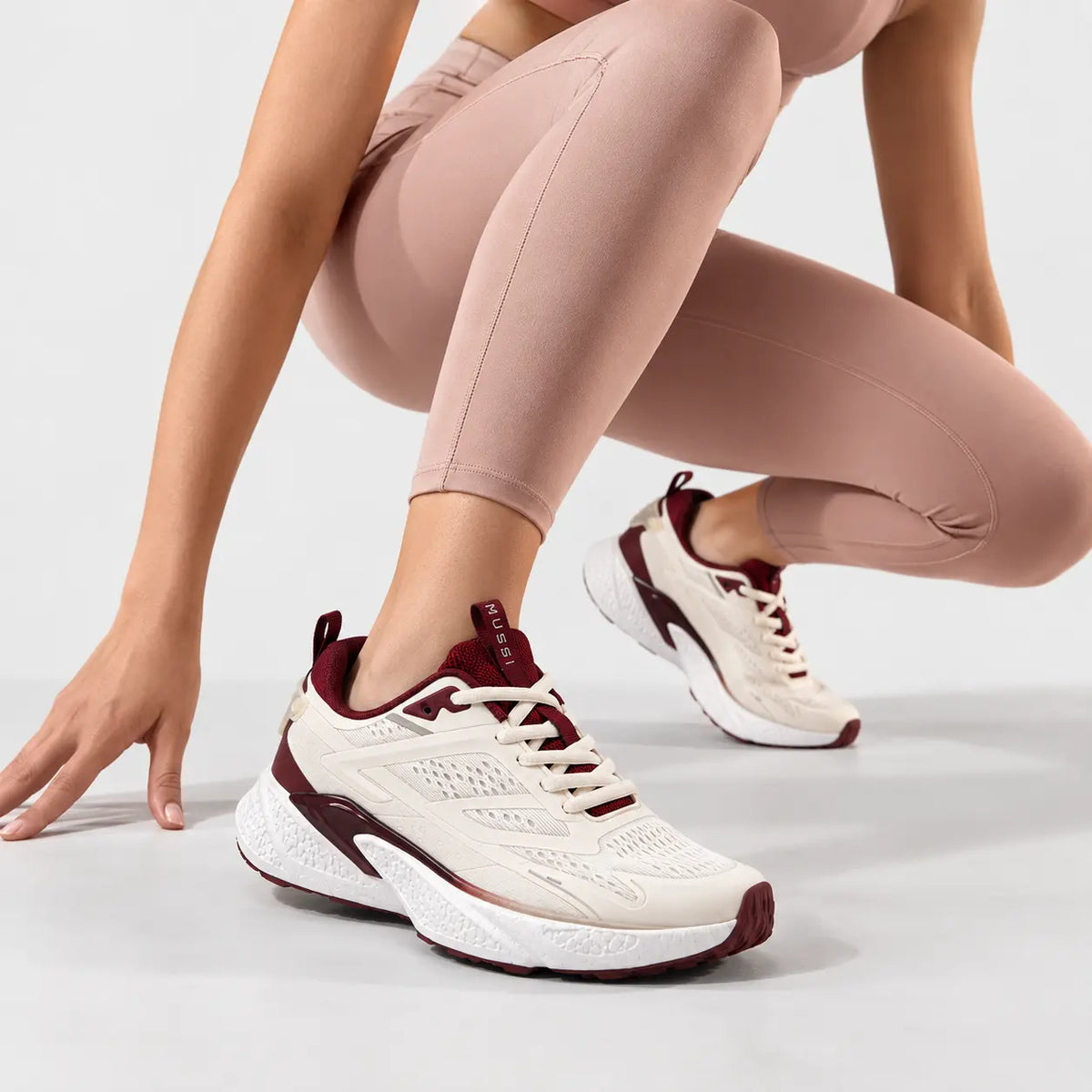 Tenis skysun de textil para mujer - Vino