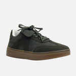 Tenis con plataforma nina de textil para mujer - Verde