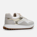 Tenis con plataforma camelia de sintético para mujer - Beige