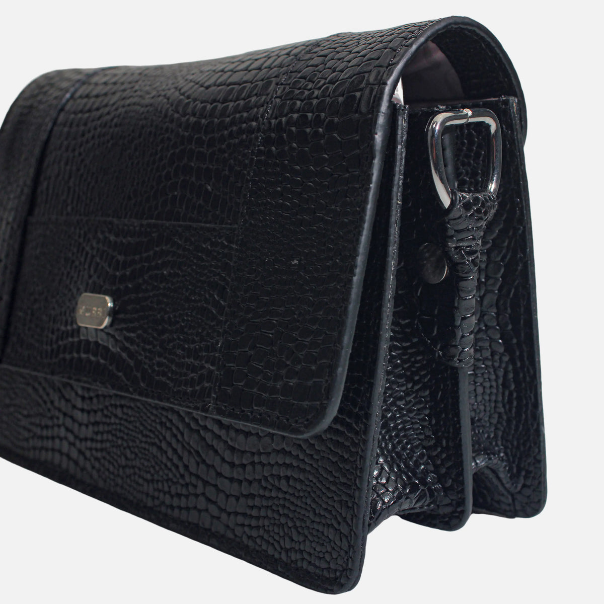 Bolso manos libres mirak de cuero para mujer - Negro