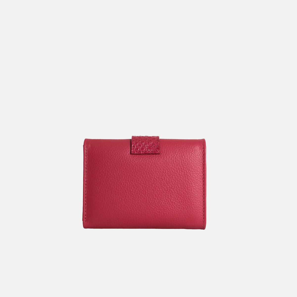 Billetera mine de cuero para mujer - Rojo