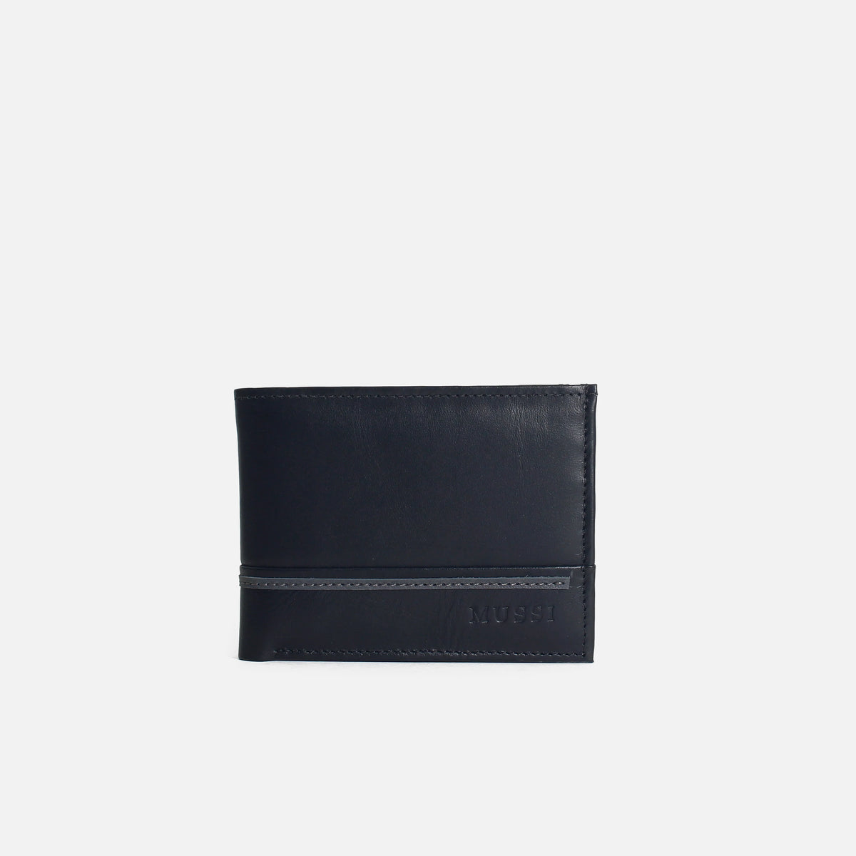 Billetera breiner de cuero para hombre - Negro
