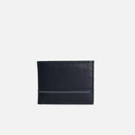 Billetera breiner de cuero para hombre - Negro
