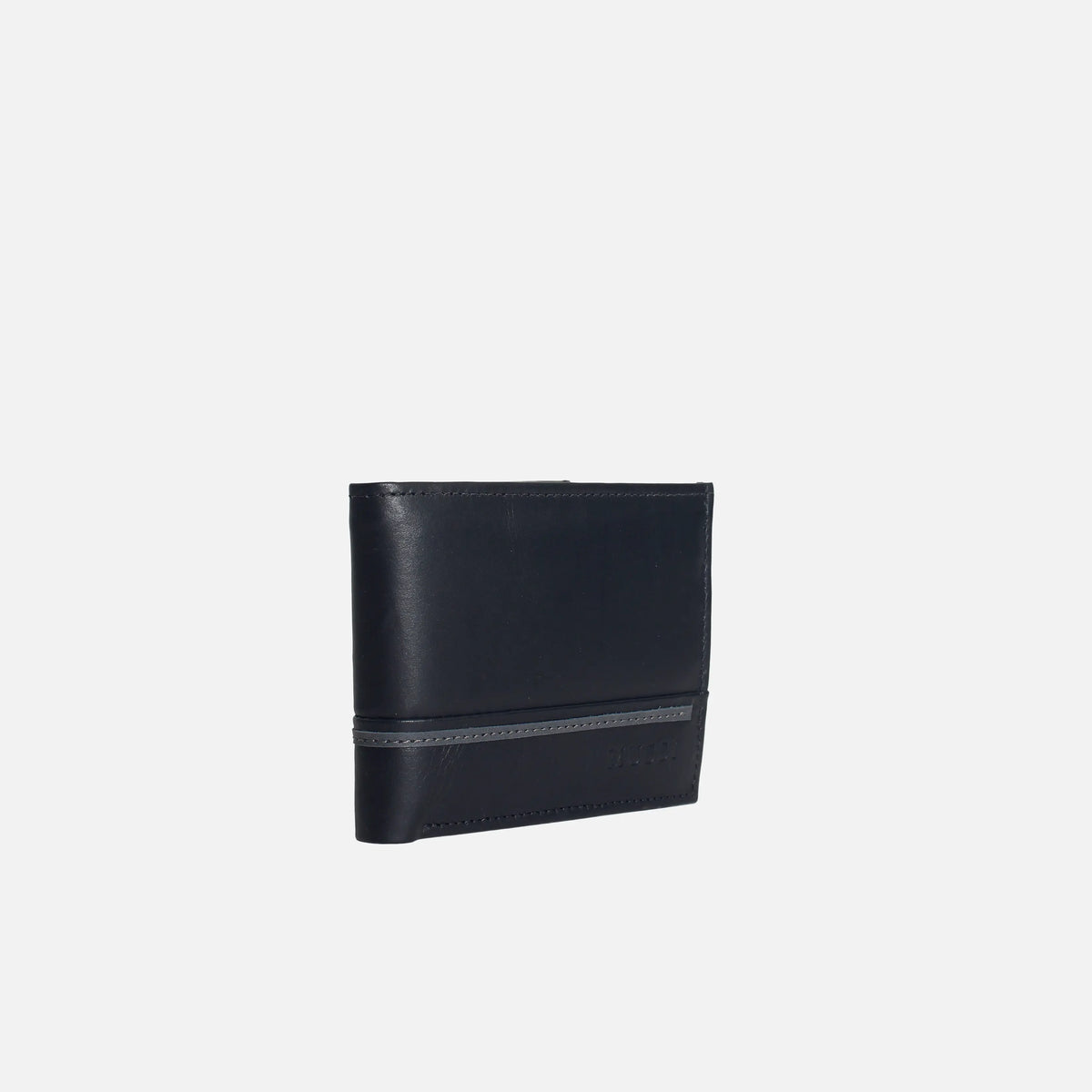Billetera breiner de cuero para hombre - Negro