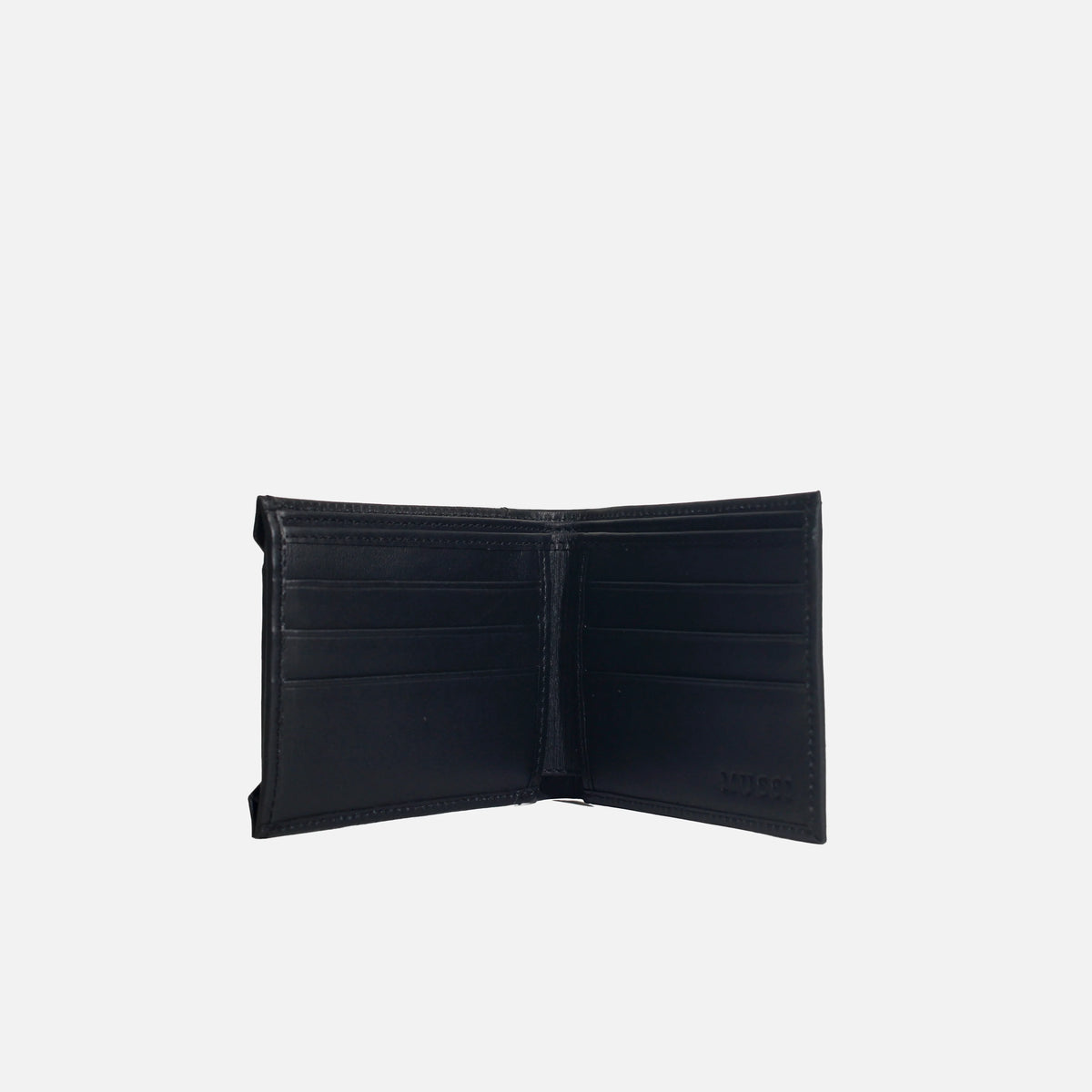 Billetera dafne de cuero para hombre - Negro