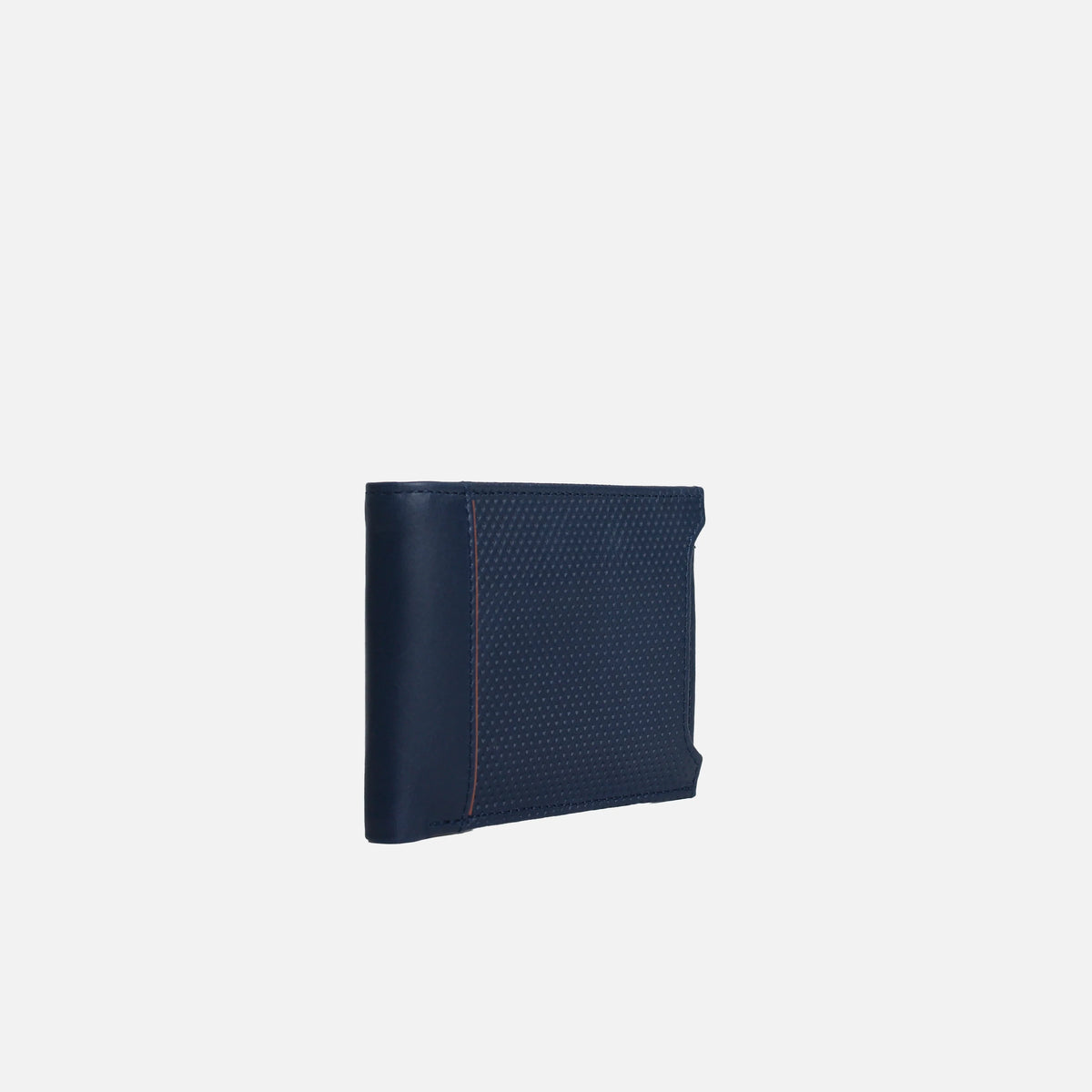 Billetera dafne de cuero para hombre - Azul