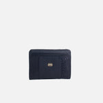 Billetera hellen de cuero para mujer - Negro