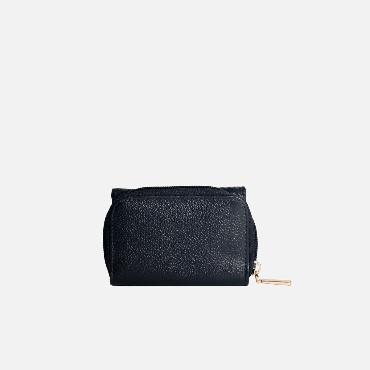 Billetera zem de cuero para mujer - Negro
