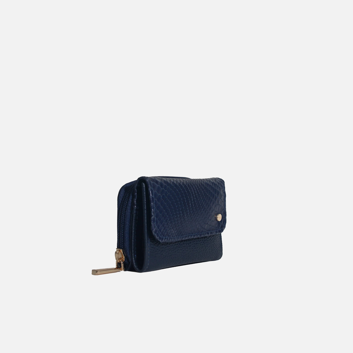 Billetera zem de cuero para mujer - Azul