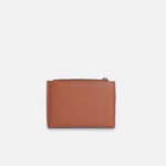 Billetera alani de cuero para mujer - Miel