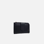 Billetera gala de cuero para mujer - Negro