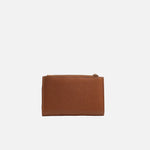 Billetera gala de cuero para mujer - Miel