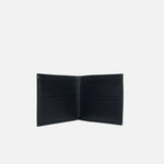 Billetera mateo de cuero para hombre - Negro