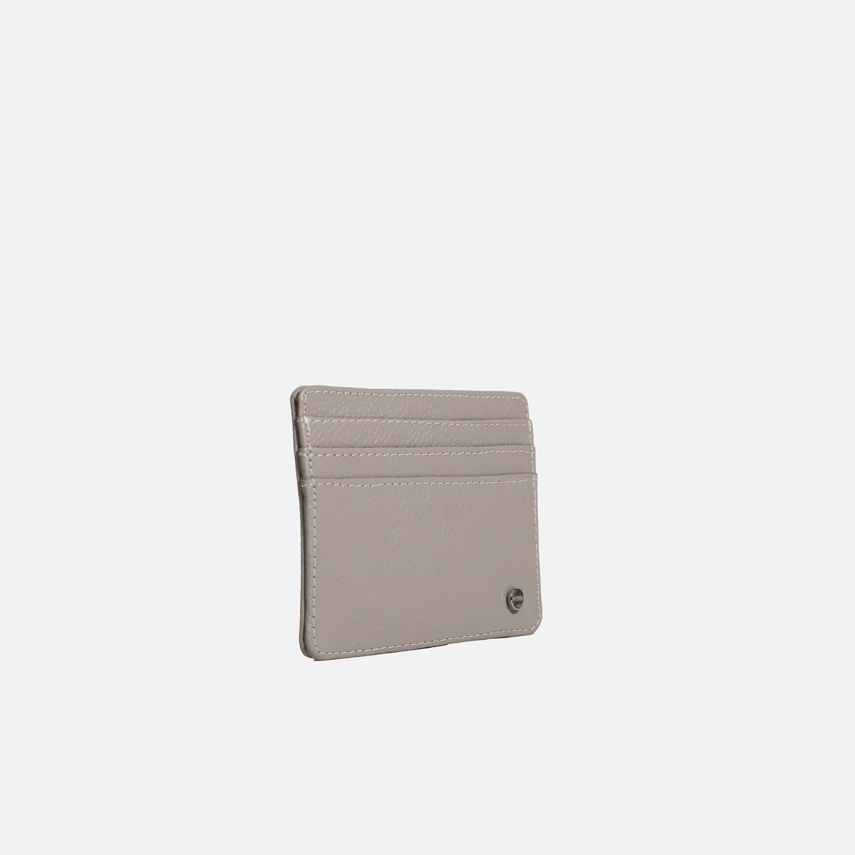 Tarjetero carolina de cuero para mujer - Taupe