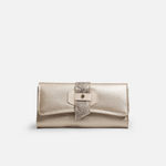Billetera ilen de cuero para mujer - Almendra