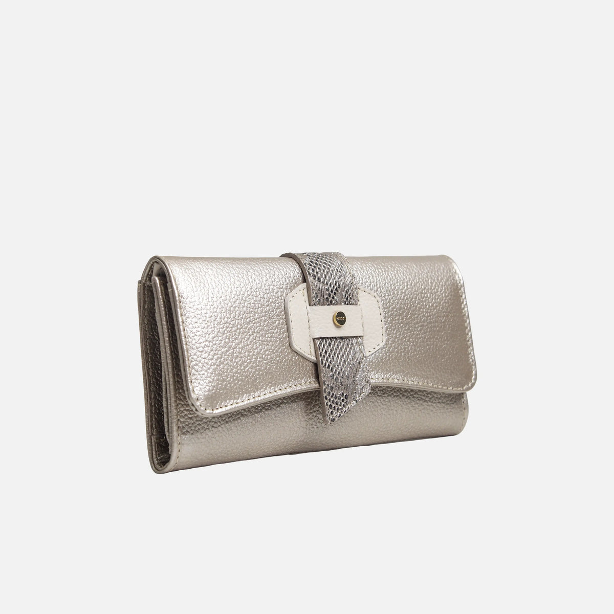 Billetera ilen de cuero para mujer - Almendra