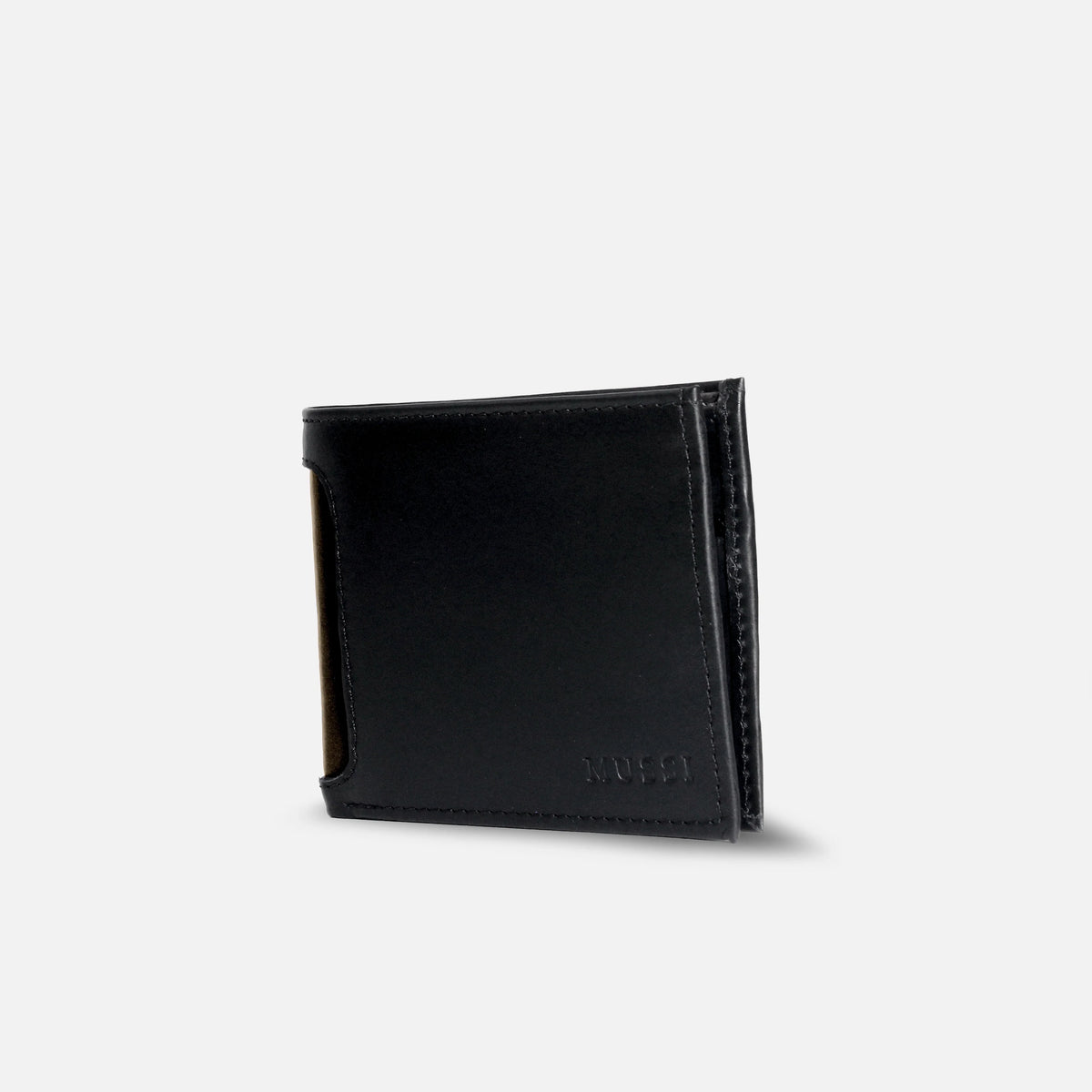 Billetera briston de cuero para hombre - Negro