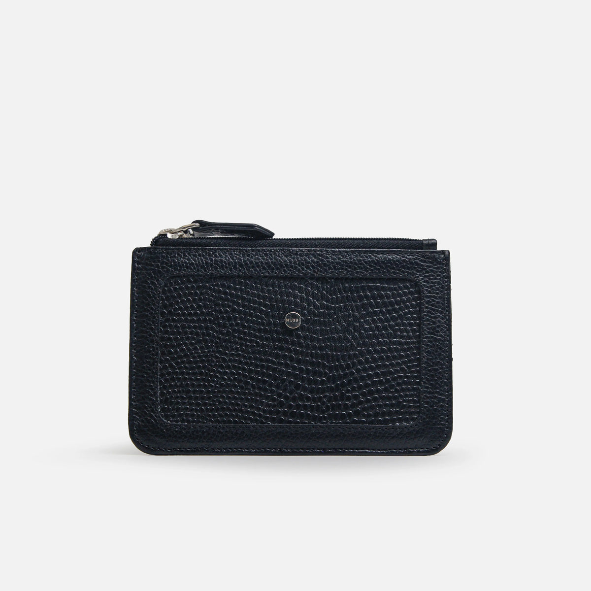Billetera brisa de cuero para mujer - Negro