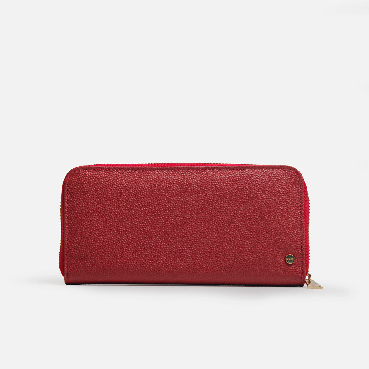Billetera gardenia de cuero para mujer - Rojo