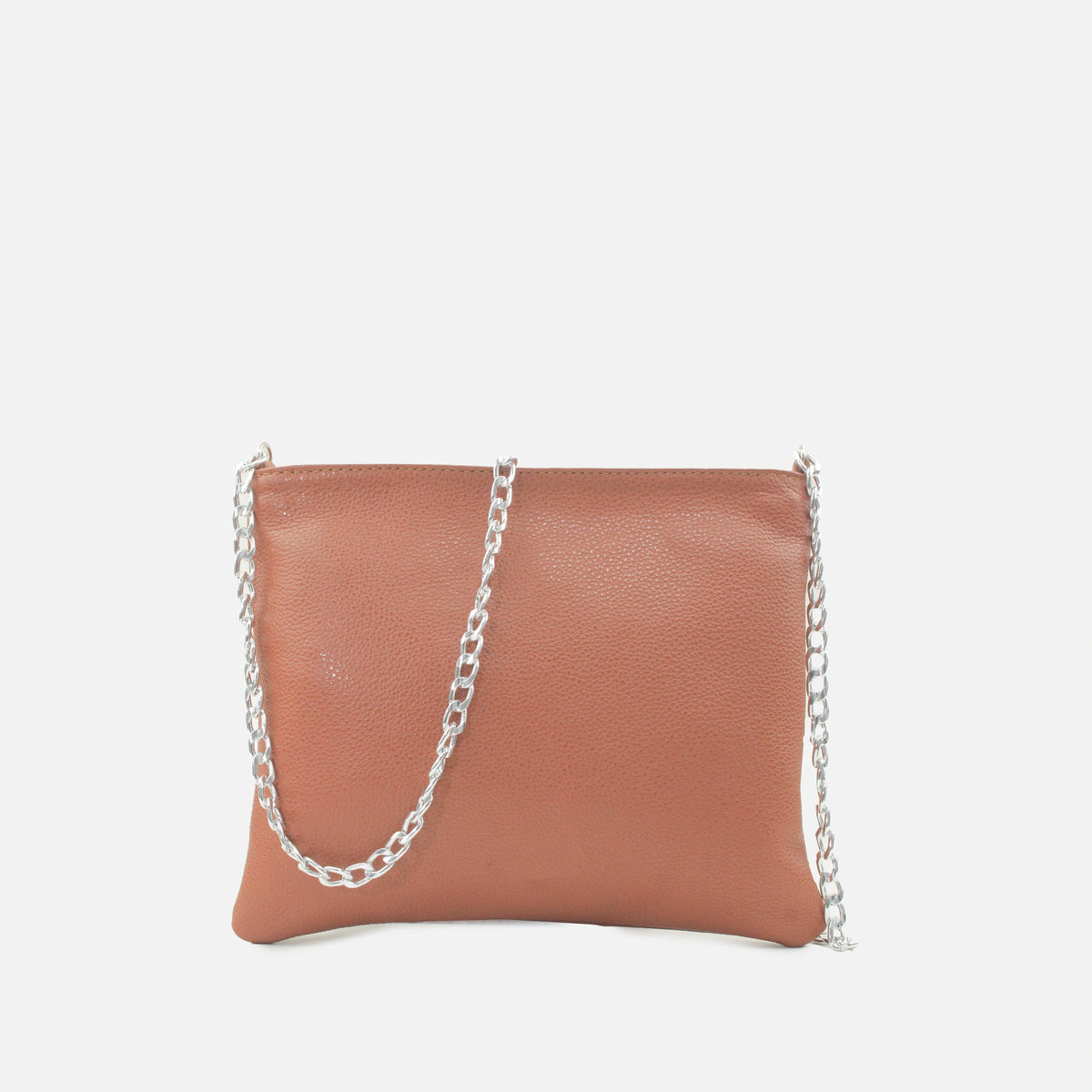 Bolso manos libres deniz de cuero para mujer - Miel
