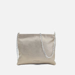 Bolso manos libres deniz de cuero para mujer - Bronce