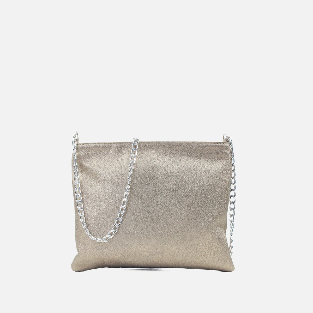 Bolso manos libres deniz de cuero para mujer - Bronce