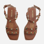 Sandalia plana sydney de sintético para mujer - Miel