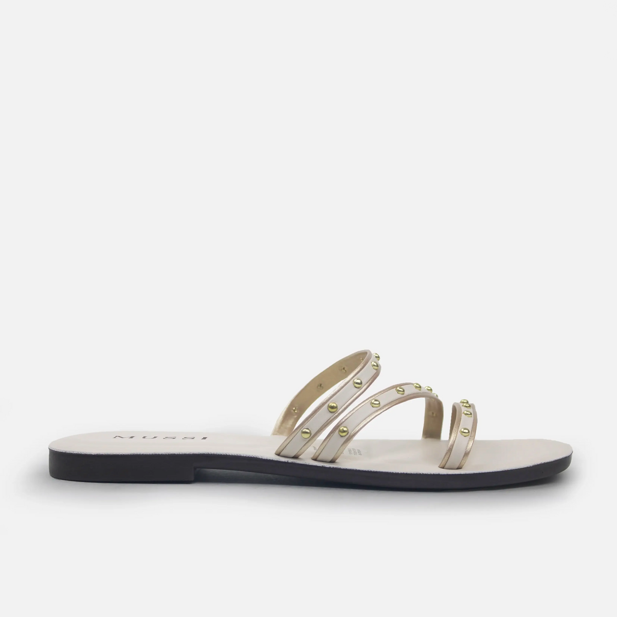 Sandalia plana camil de sintético para mujer - Beige