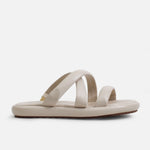 Sandalia flatform lorien de sintético para mujer - Beige