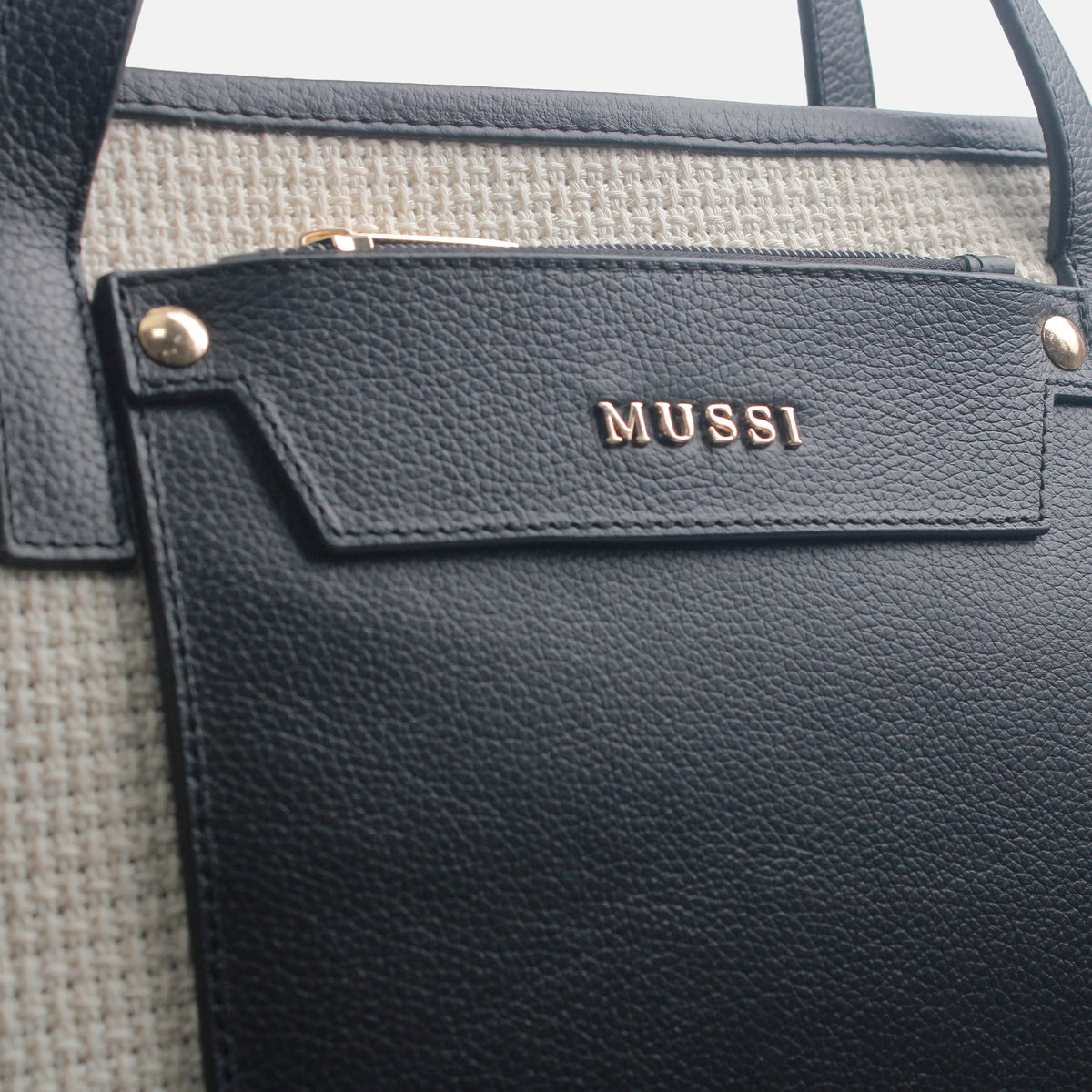 Cartera noelia de cuero para mujer - Negro