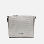 Bolso manos libres nicoletta de cuero para mujer - Hueso