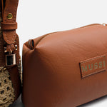 Cartera jacinta de sintético para mujer - Miel