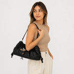 Cartera paola de sintético para mujer - Negro