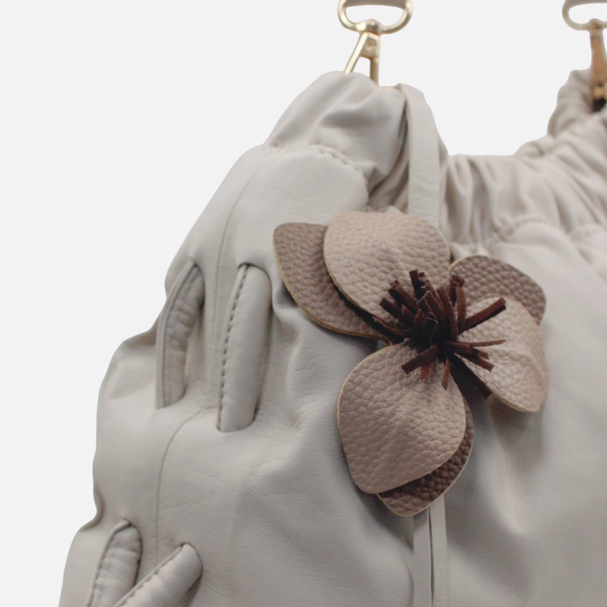 Cartera paola de sintético para mujer - Hueso