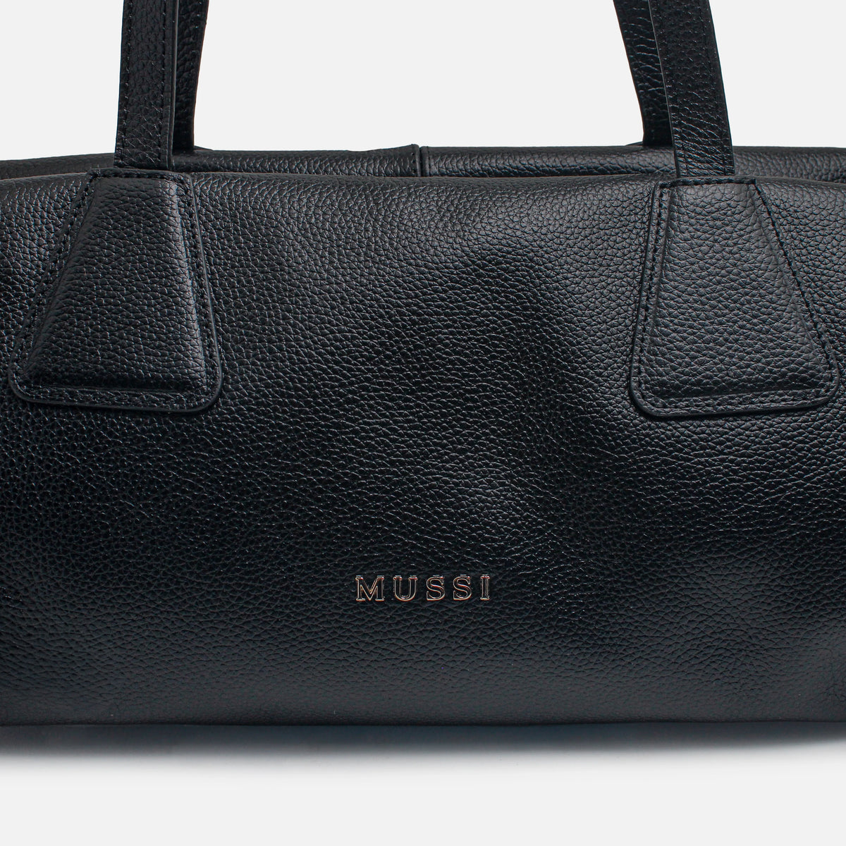 Cartera faisan de cuero para mujer - Negro