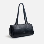 Cartera faisan de cuero para mujer - Negro