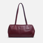 Cartera faisan de cuero para mujer - Vino