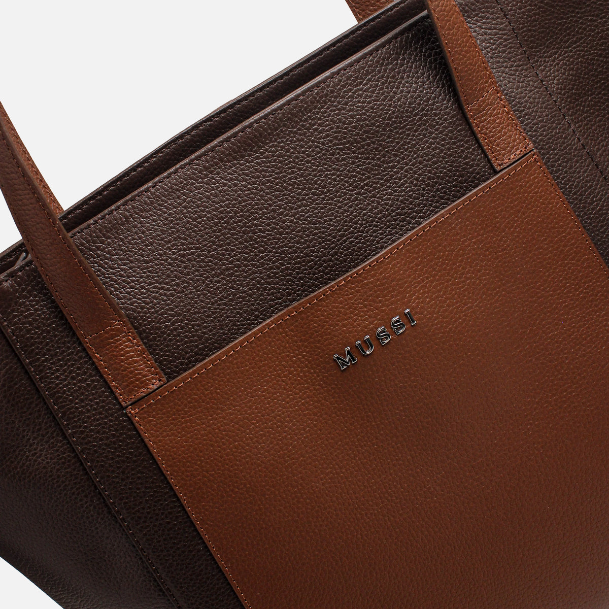 Cartera ginebra de cuero para mujer - Miel