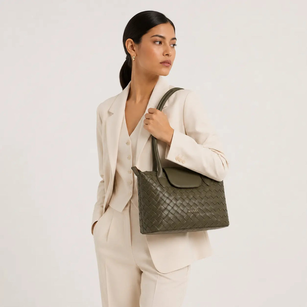 Cartera coralia de sintético para mujer - Verde