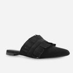 Baleta plana arabella de sintético para mujer - Negro