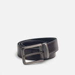 Correa manuel de cuero para hombre - Negro