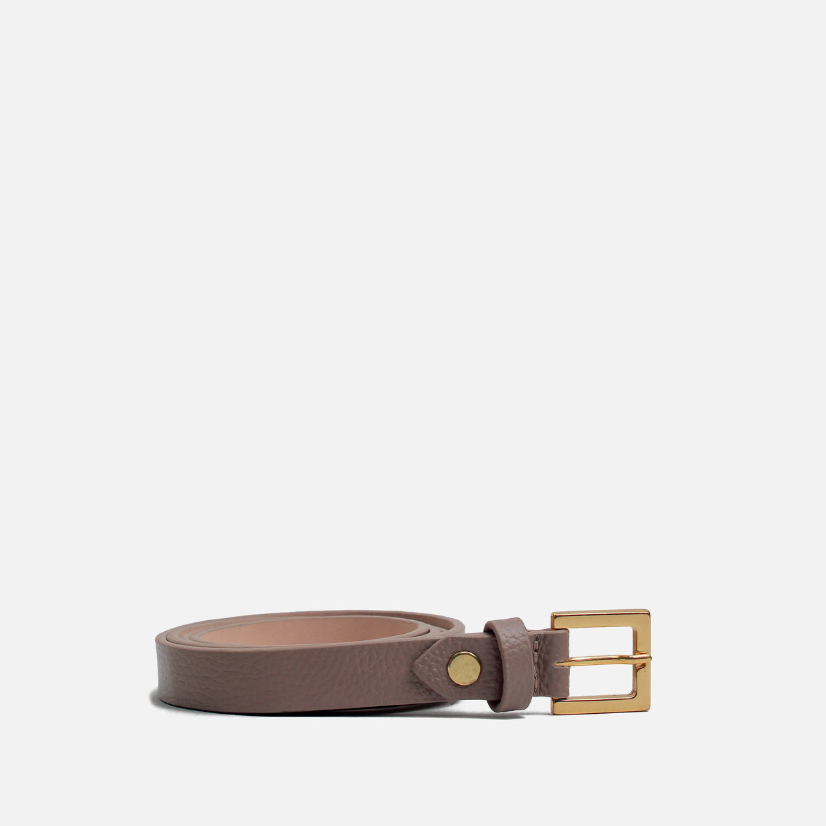 Correa selia de cuero para mujer - Taupe