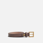 Correa selia de cuero para mujer - Taupe