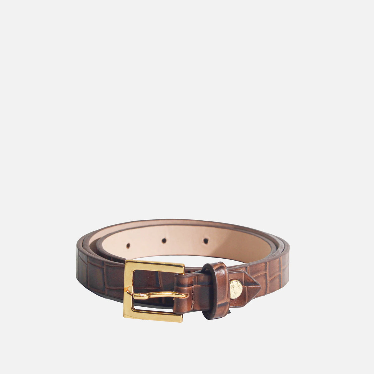 Correa enid de cuero para mujer - Miel