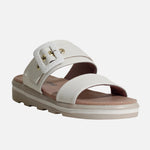 Sandalia confort mafalda de sintético para mujer - Hueso